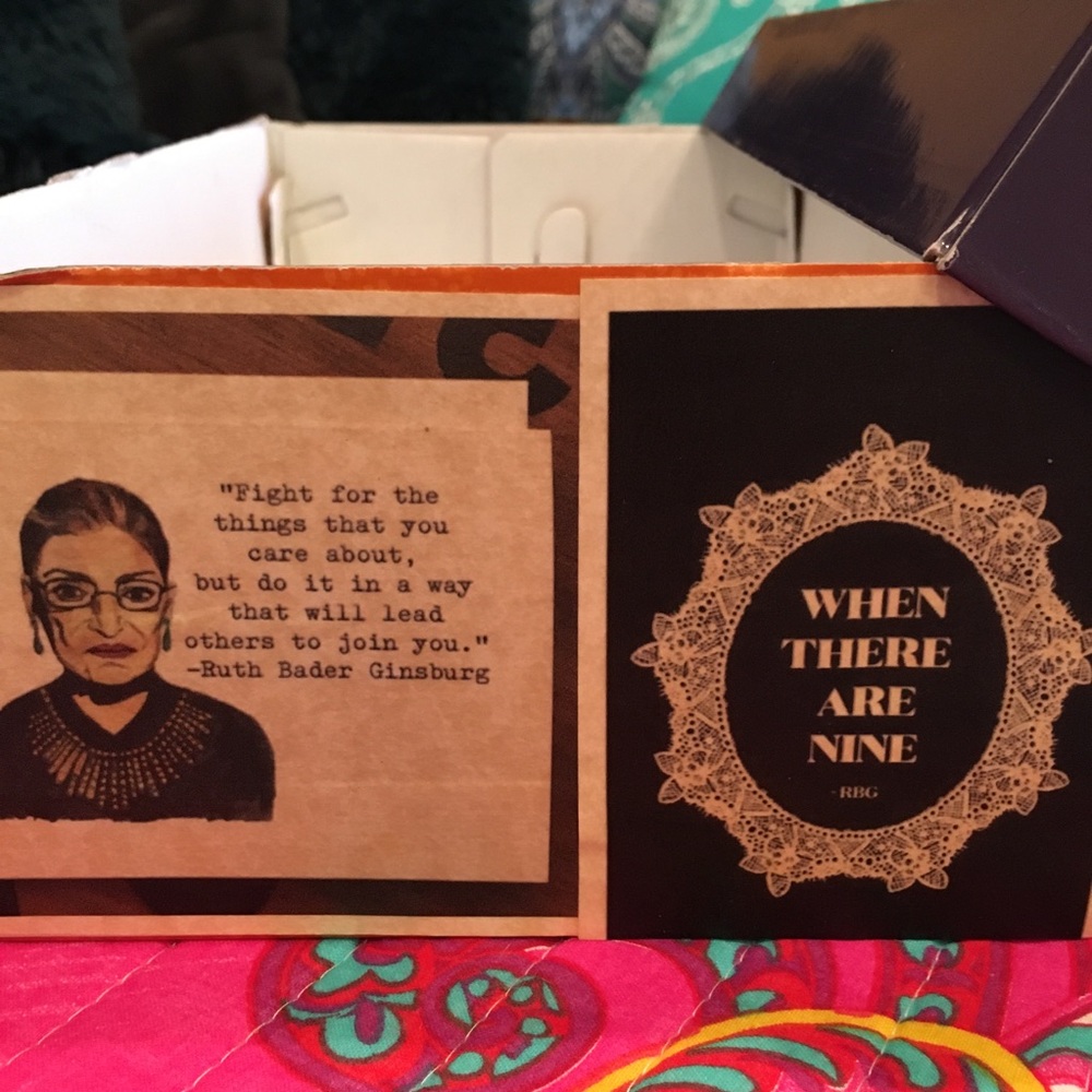 RBG ~ Ruth Bader Ginsburg Memory Box - Picture 8 of 16